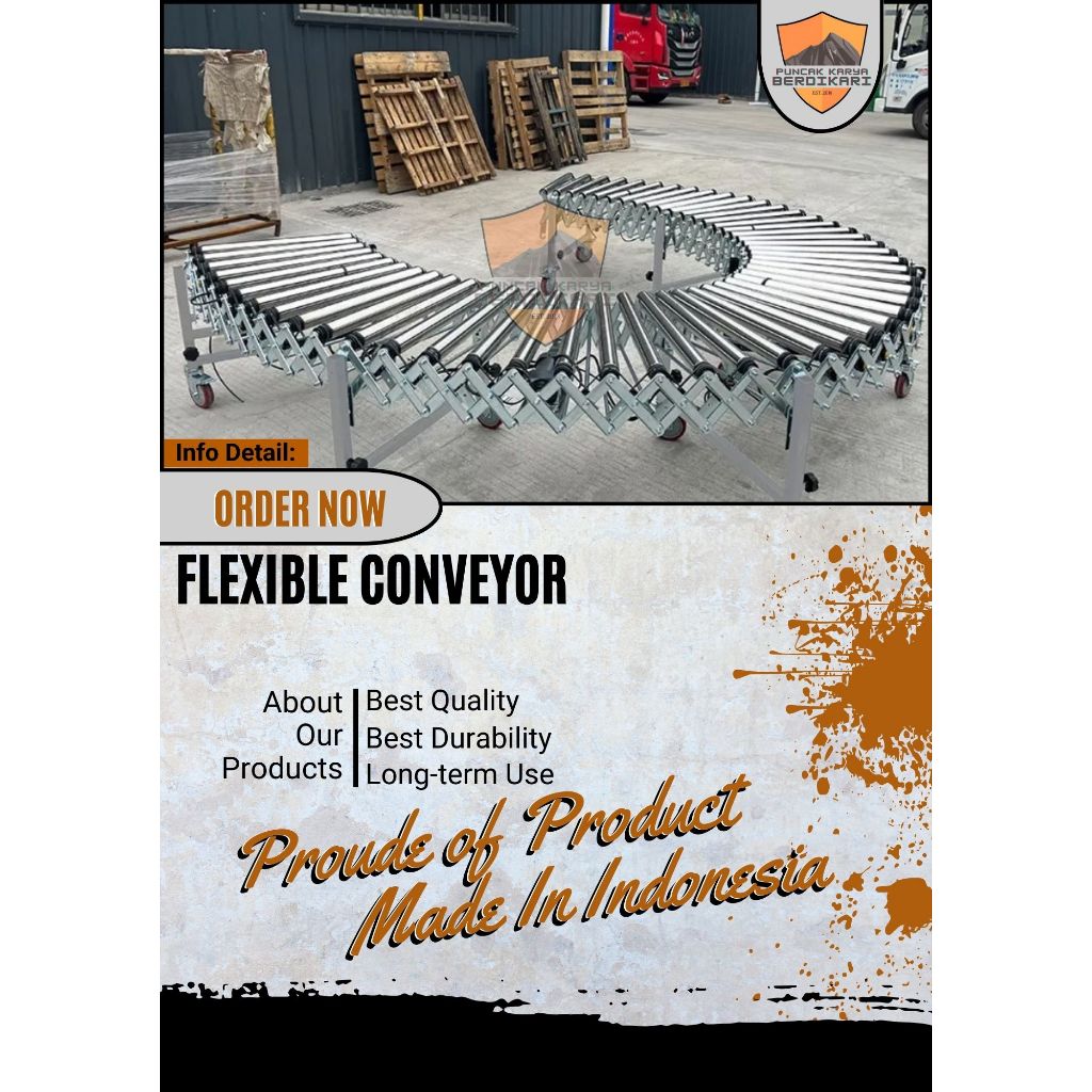 Flexible Conveyor - Roller Conveyor - Gravity conveyor