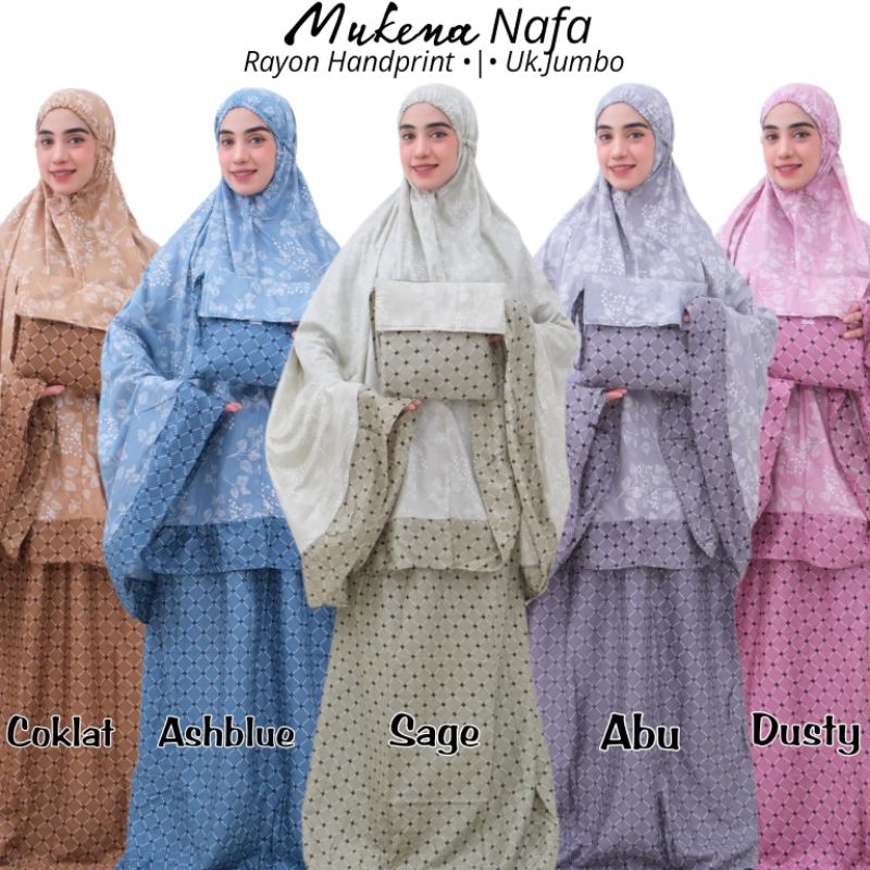Mukena DEWASA JUMBO - Mukena NAFA FREE TAS | Jimy Collection