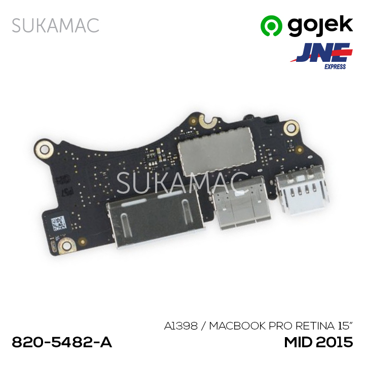 I/O IO Board USB HDMI MacBook Pro 15” Retina A1398 2015