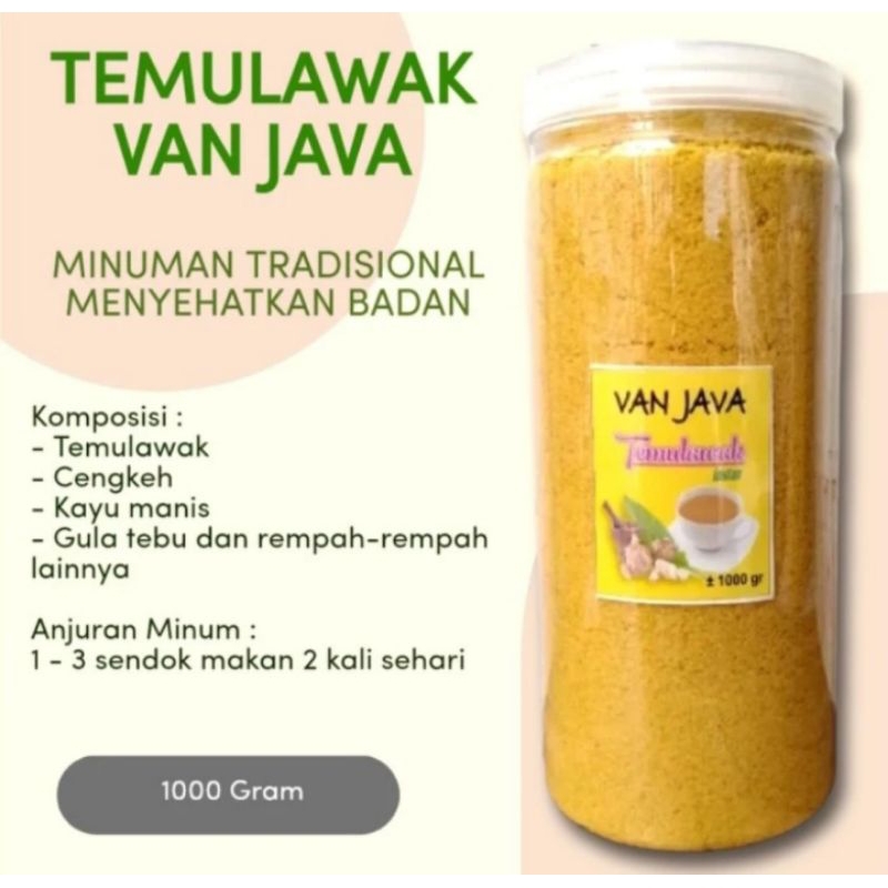 

Temulawak Bubuk Instan Van Java 1Kg Minuman Tradisional