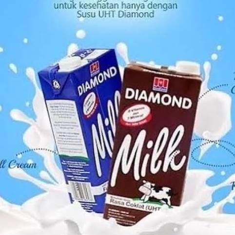 

HOT Susu Diamond MILK UHT Fullcream 1 Liter