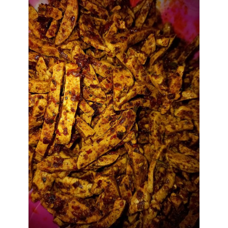 

Basreng pedas daun jeruk