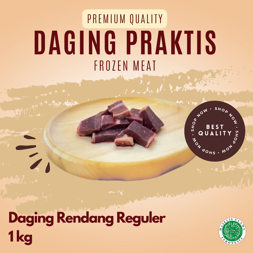 

Daging Rendang Sapi Impor Reguler 1 kg