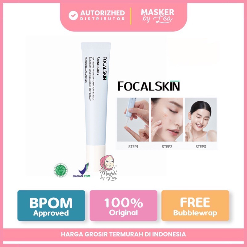 RADYSA - FOCALSKIN Acne Care Gel Salicylic Acid / Totol Jerawat / Salep Jerawat / Anti Acne Spot Gel