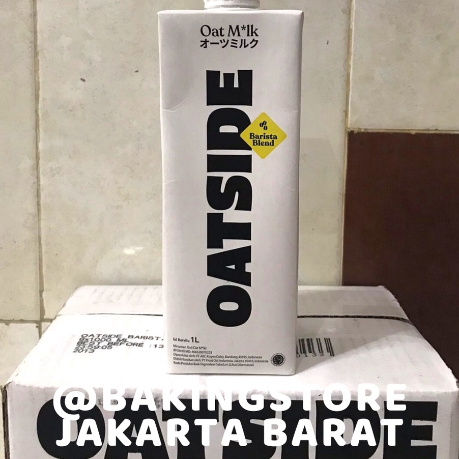 

77 Oatside Barista Oat Milk 1L Susu Oat Gandum Lactose Dairy Free