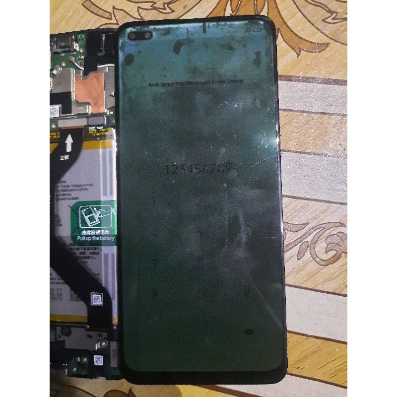 LCD COPOTAN OPPO RENO 4F ORIGINAL MINUS