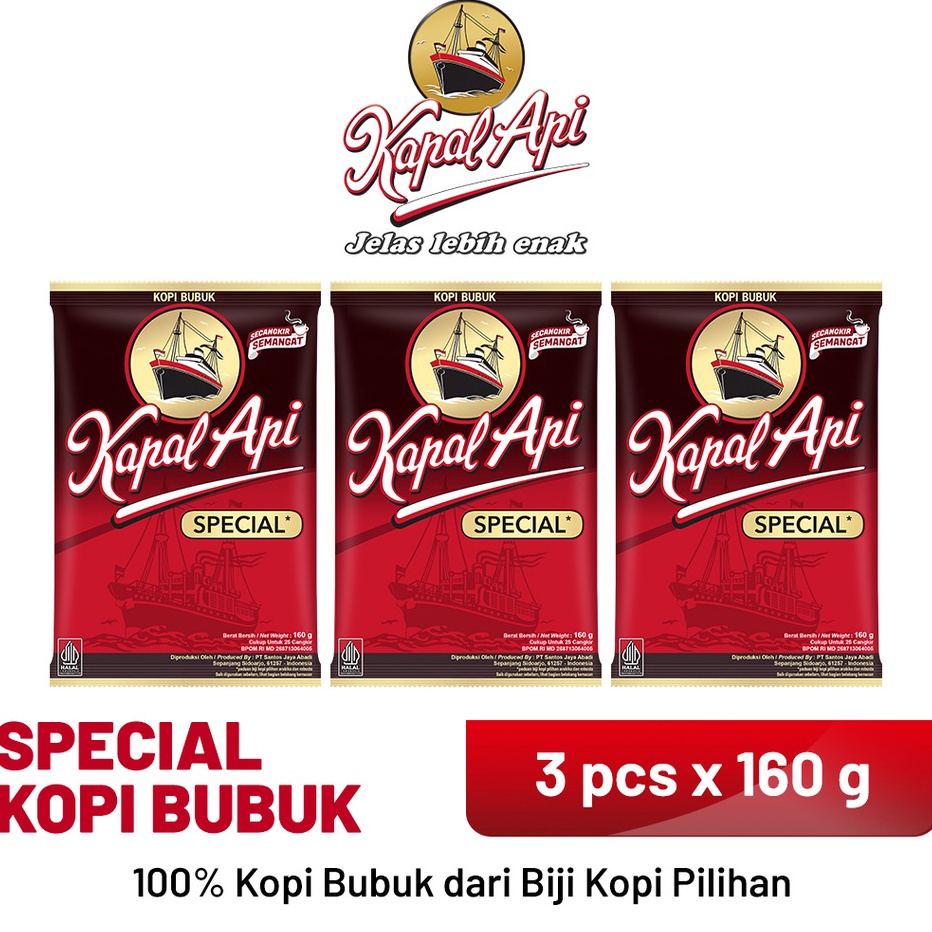 

HOT KAPAL API Special Merah 3 X 16 gr