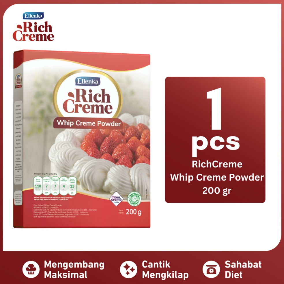 

READY STOK RichCreme Whip Creme Box 2 gr