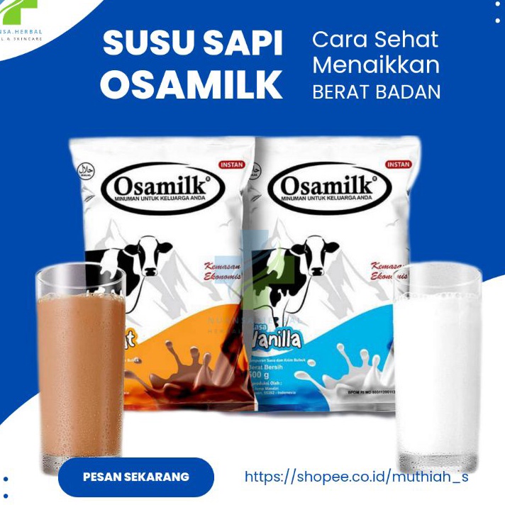 

Ready Stok SUSU OSAMILK GEMUK BADAN 5 gram
