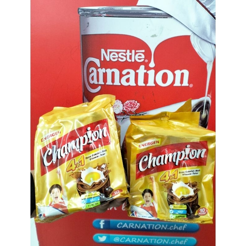 

Energen champion Pouch cokelat 30gr/10sachet