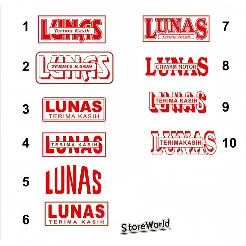 

Stempel Lunas besar