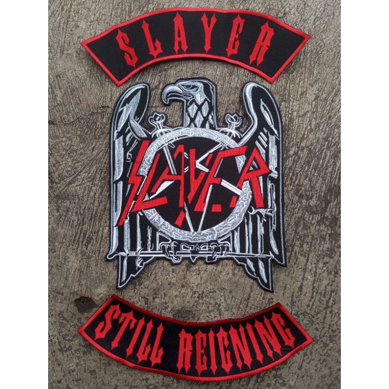backpatch set slayer/bordir/embroidered patch