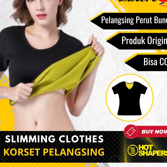 PROMO SALE Baju Pelangsing Korset Pembakar Lemak Baju Sport Cloth Hot Shapers Suit Full Underwear  K