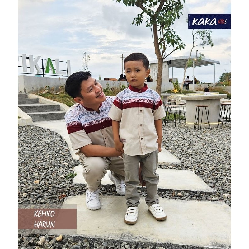 kemko ayah anak cakep-kemko harun