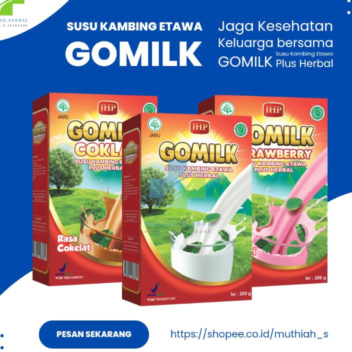 

Penjualan TerbaikCOD bonus jahe GOMILK 2gram SUSU KAMBING ETAWA PLUS HERBAL