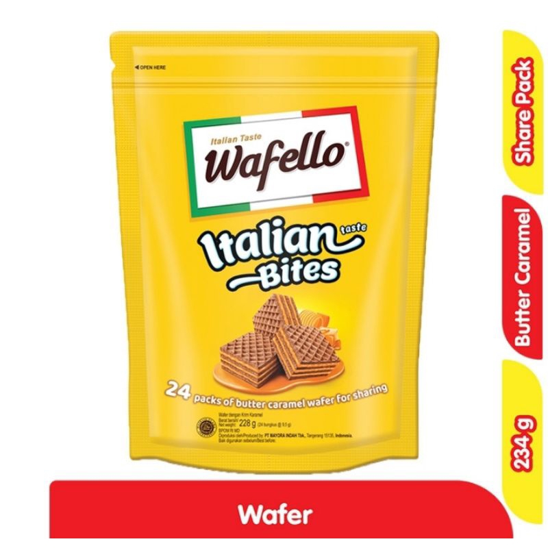 

Wafello Italian Bites Wafer Caramel 234 g