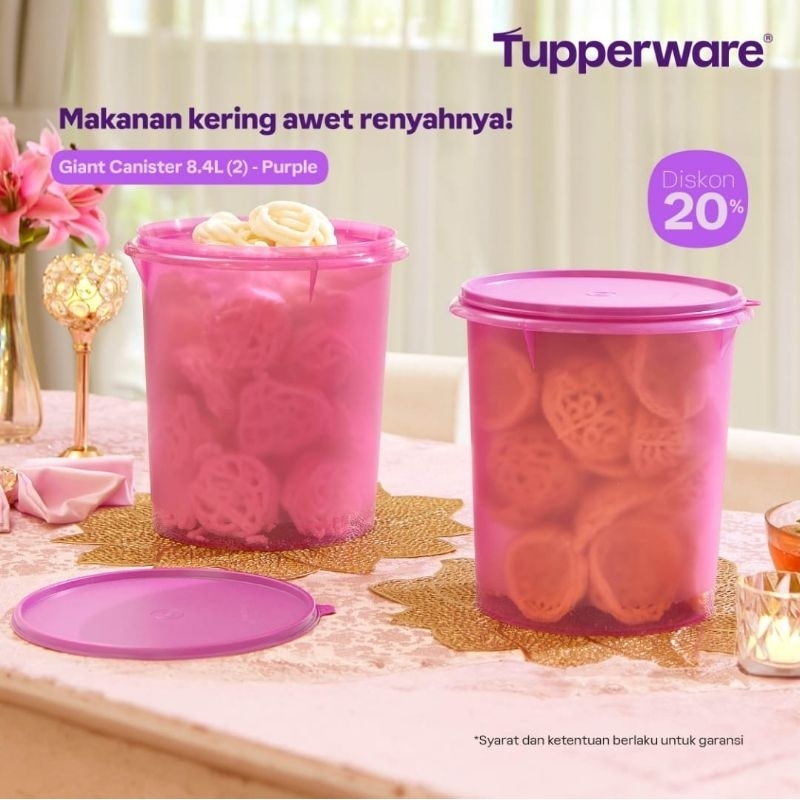 Giant canister tupperware