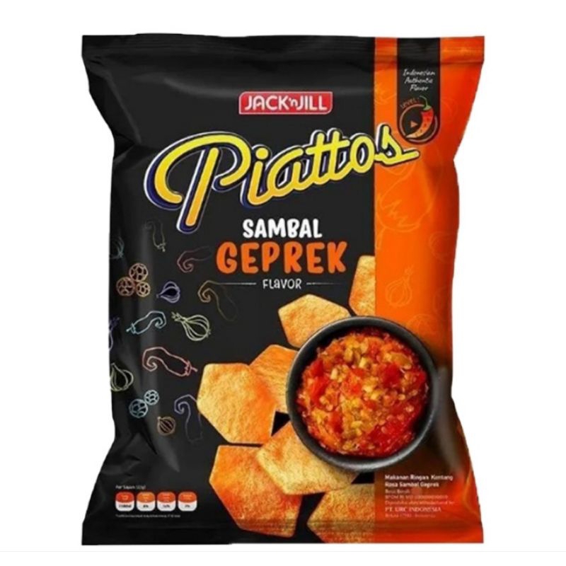 

Piattos Snack Kentang Sambal Geprek 120g