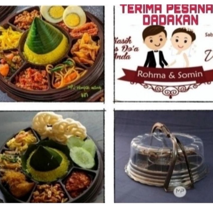 

D2289 Tumpeng mini PREMIUM dari MPU REMPAH WANGI ALA RESTO BERGARANSI FREE STICKER