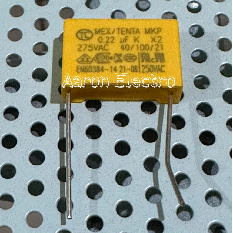 (MINIMAL 2 PCS) Kapasitor MKT 104 275V MKT 224 275V Kuning Capasitor 224275V