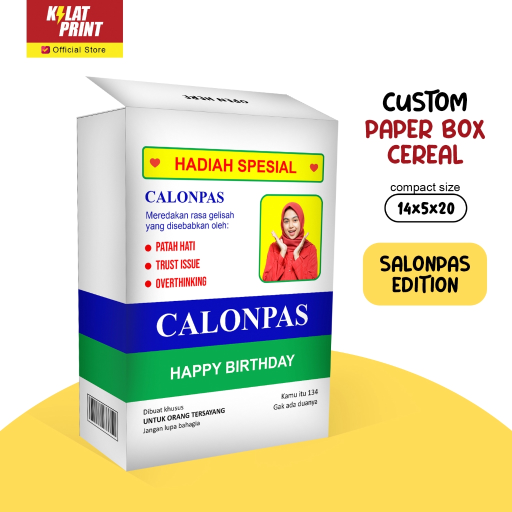 

Gift Box Custom Cereal Kado Ala Salonpas