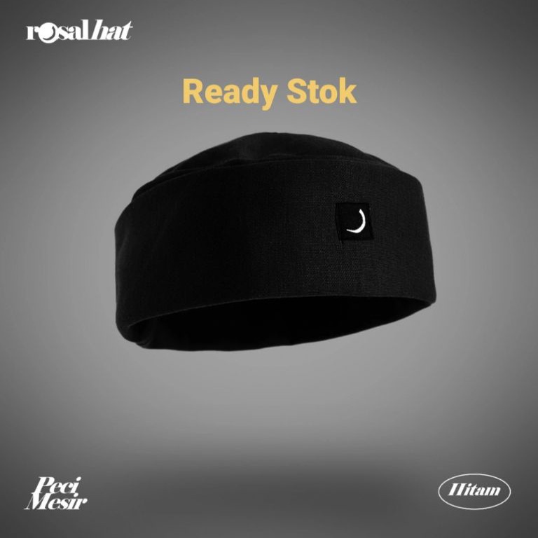 FREE ONGKIR Peci Mesir Rosal  Peci Lipat Rosalhat  Peci Taliban  Peci Polos  Peci Kopiah  Kupluk