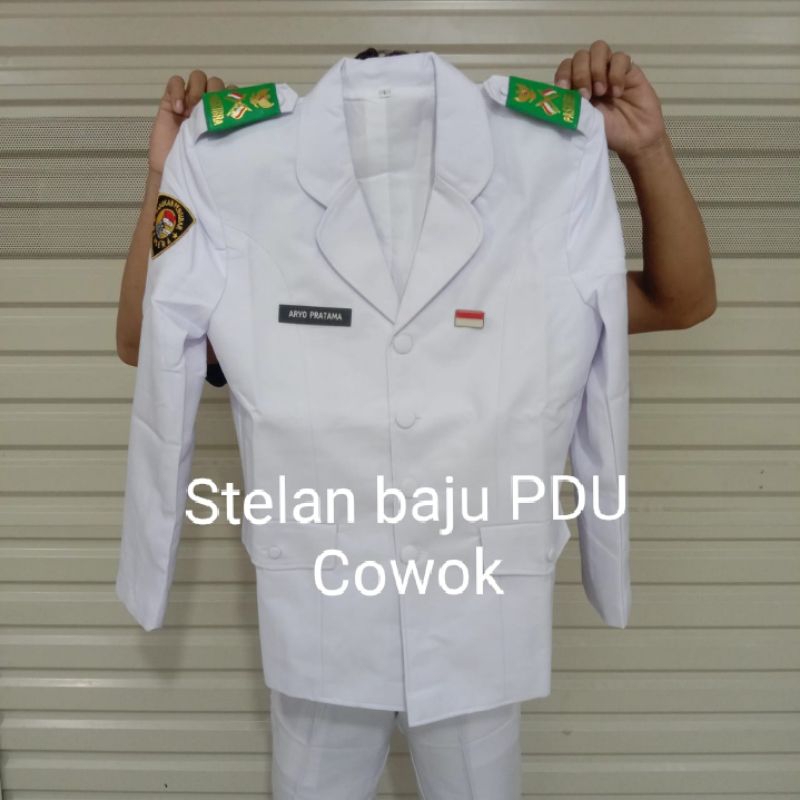 PDU paskibraka seragam PDU paskibraka setelam PDU paskibraka cowo bahan merina full furing ready