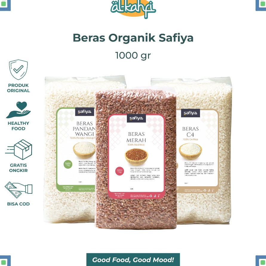 

Penjualan TerbaikCOD Beras Organik 1 Kg Beras Merah Beras Pulen dan Wangi Premium 1 Original
