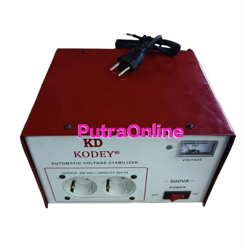 Stabilizer 500wat merek KD / Stabilizer 500 watt KD