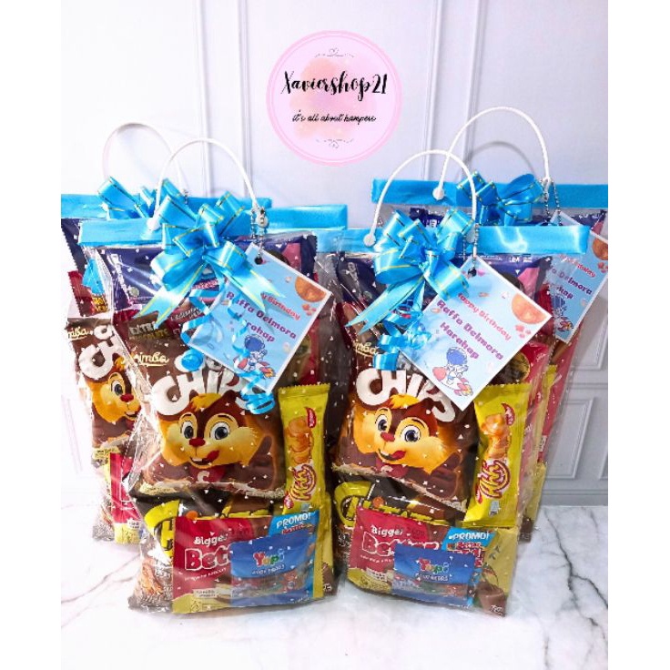 

DiSkon Paket snack ulang tahun SUPER PREMIUM KOMPLIT FREE CARD