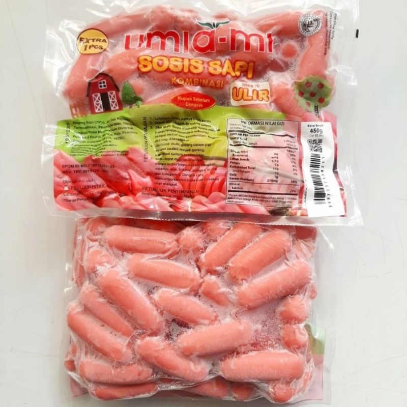 

UMIAMI SOSIS COCKTAIL Ulir Isi 50pcs 450gr