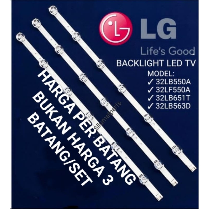 Terbaru Backlight Tv Led Lg 32Lf550 32Lb550A 32Lb550 32Ly340 32Lf550A 32Lx340 32Ly340C / Backlight 6
