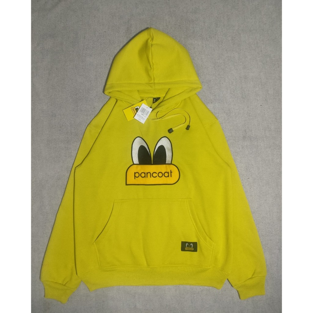 Jaket Sweater Hoodie Pancoat Yellow Muda Original Geramasi 280