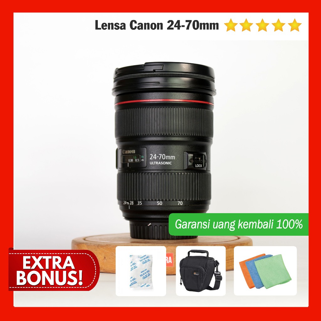 Lensa Canon EF 24-70mm F2.8 USM Mark ii