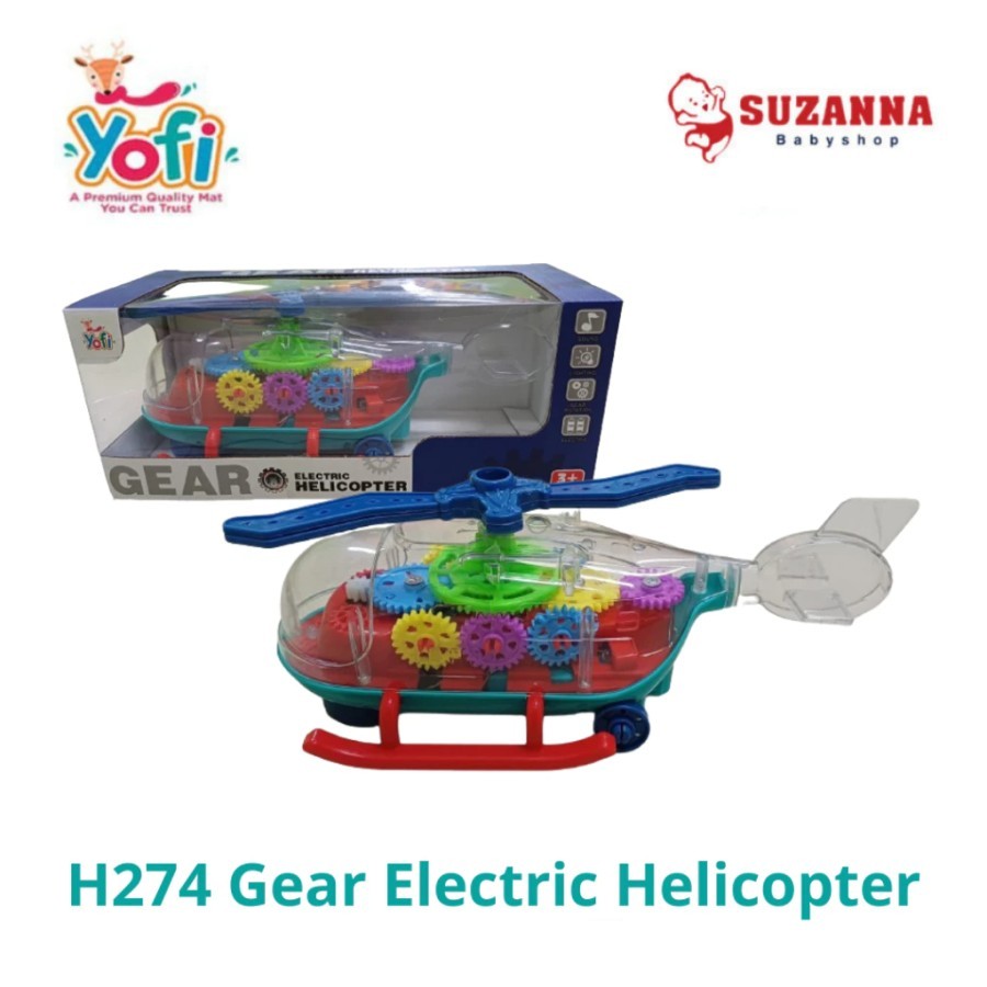 YOFI TOYS H -274 GEAR ELECTRIC HELICOPTER - Mainan Anak