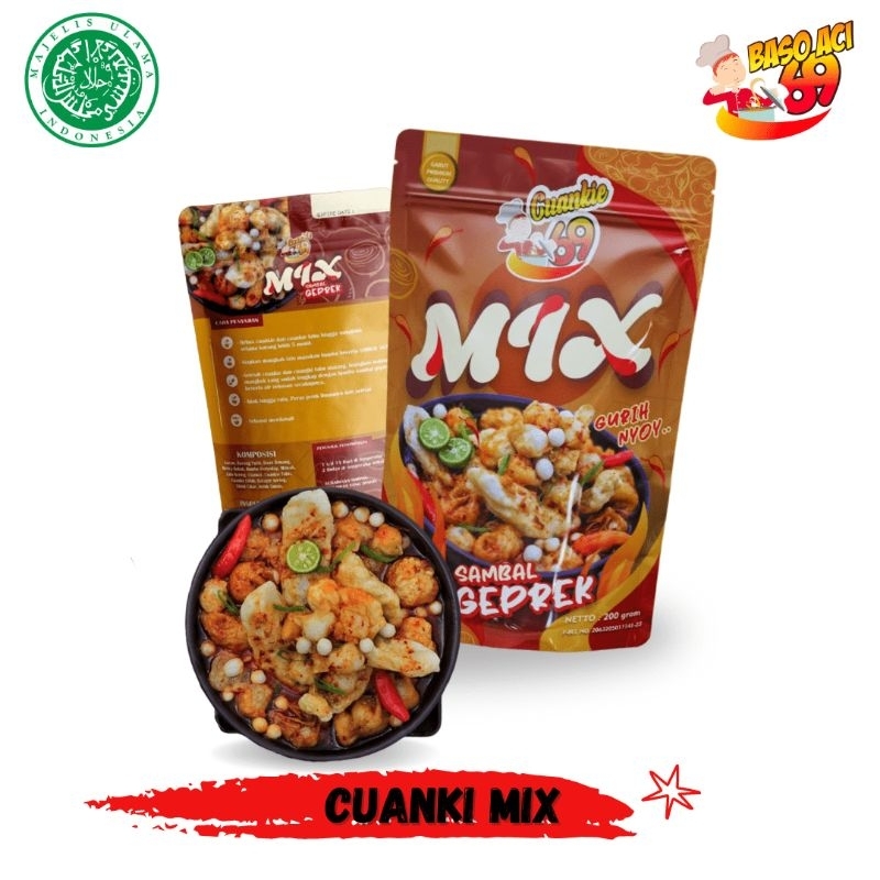 

Baso aci 69-cuanki mix sambal geprek