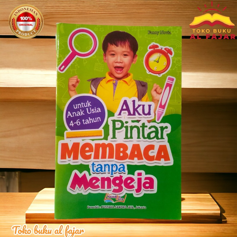 buku aku pintar membaca tanpa mengeja