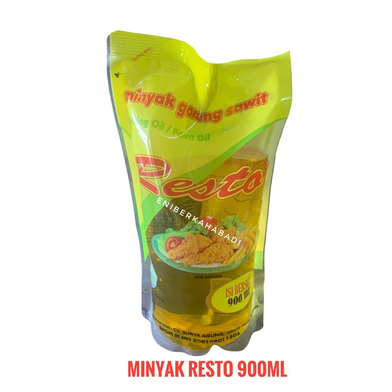 

Minyak Goreng Resto 900ml (per pcs) exp date Januari 2026