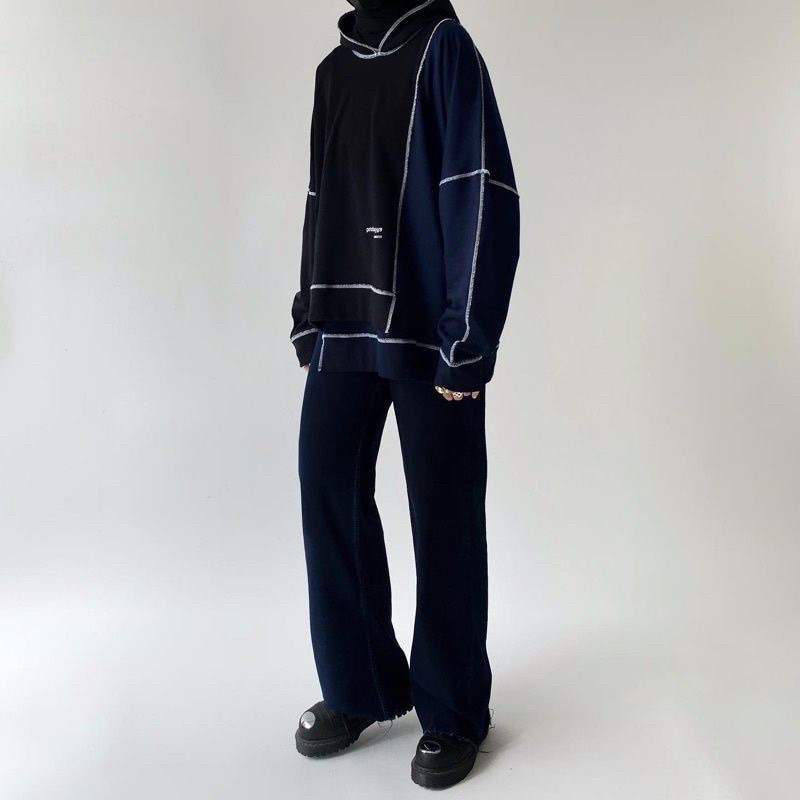 Preloved Pricklycholla UPDO HOODIE 2.0 blue black