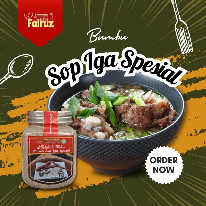 

Bumbu Kering Sop Iga Rempah Tin's Kitchen Kemasan Unyu 200 gram