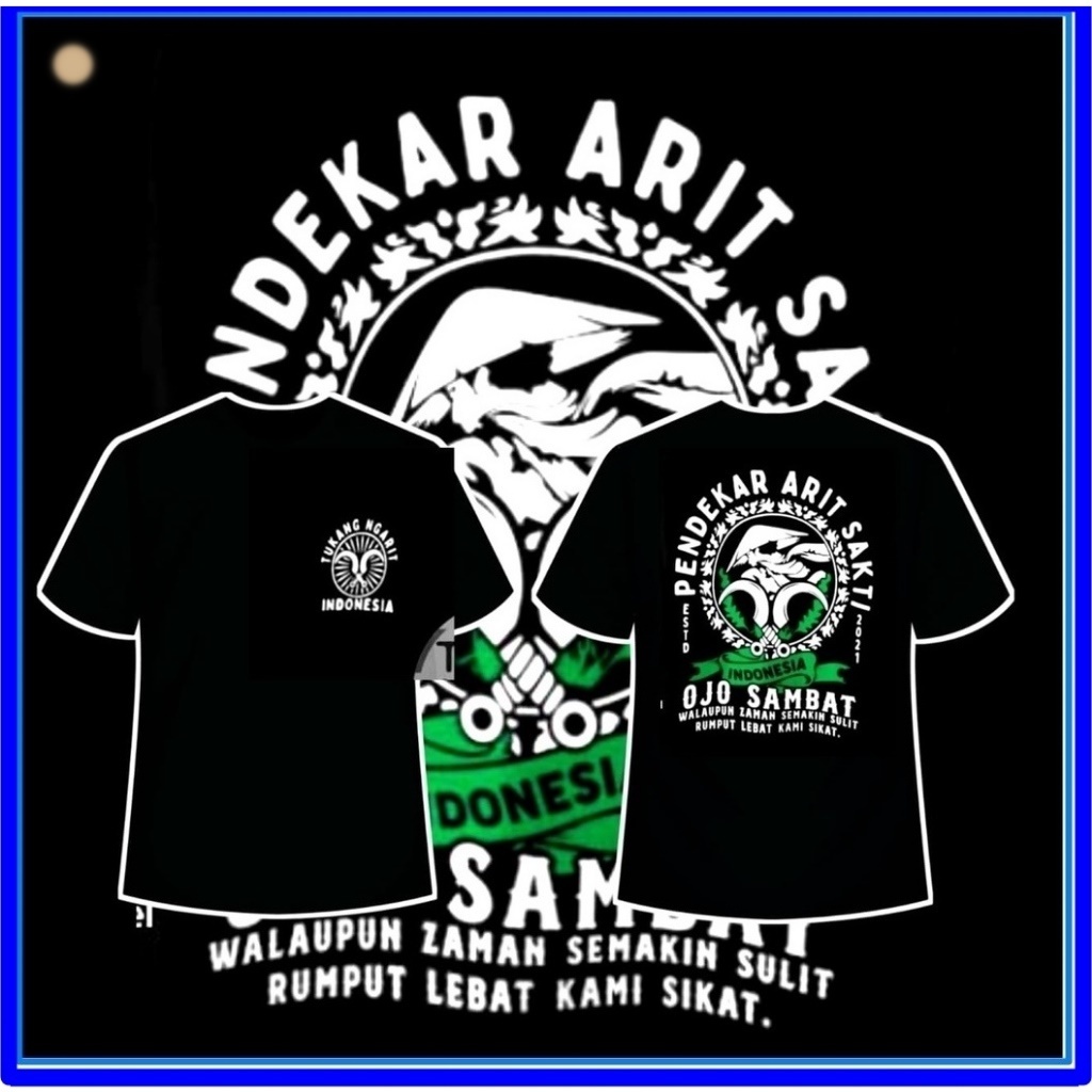 Kaos Pendekar Arit Sakti Tukang Ngarit Suket Njembrung Kami Basmi perguruan arit sakti kaos PASUKAN 
