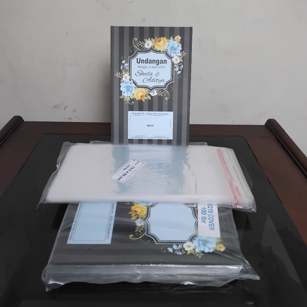 UNDANGAN ERBA 88218 KOSONGAN + PLASTIK OPP ISI 100