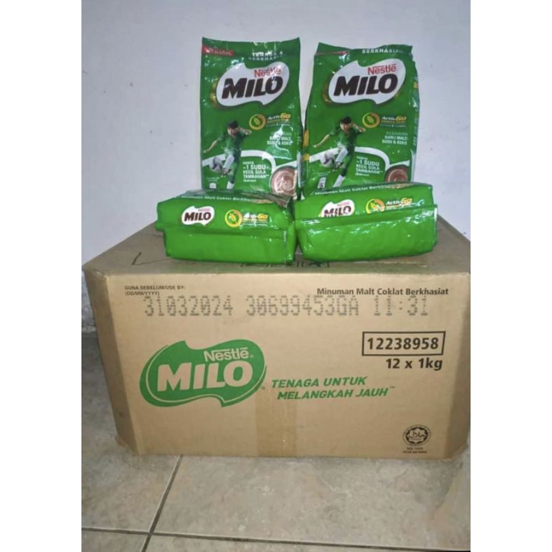 Milo 1 kg per kotak