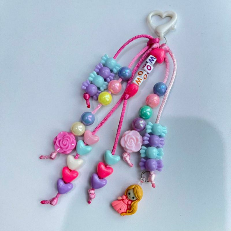 Gantungan Kunci Gantungan Tas Manik manik mute