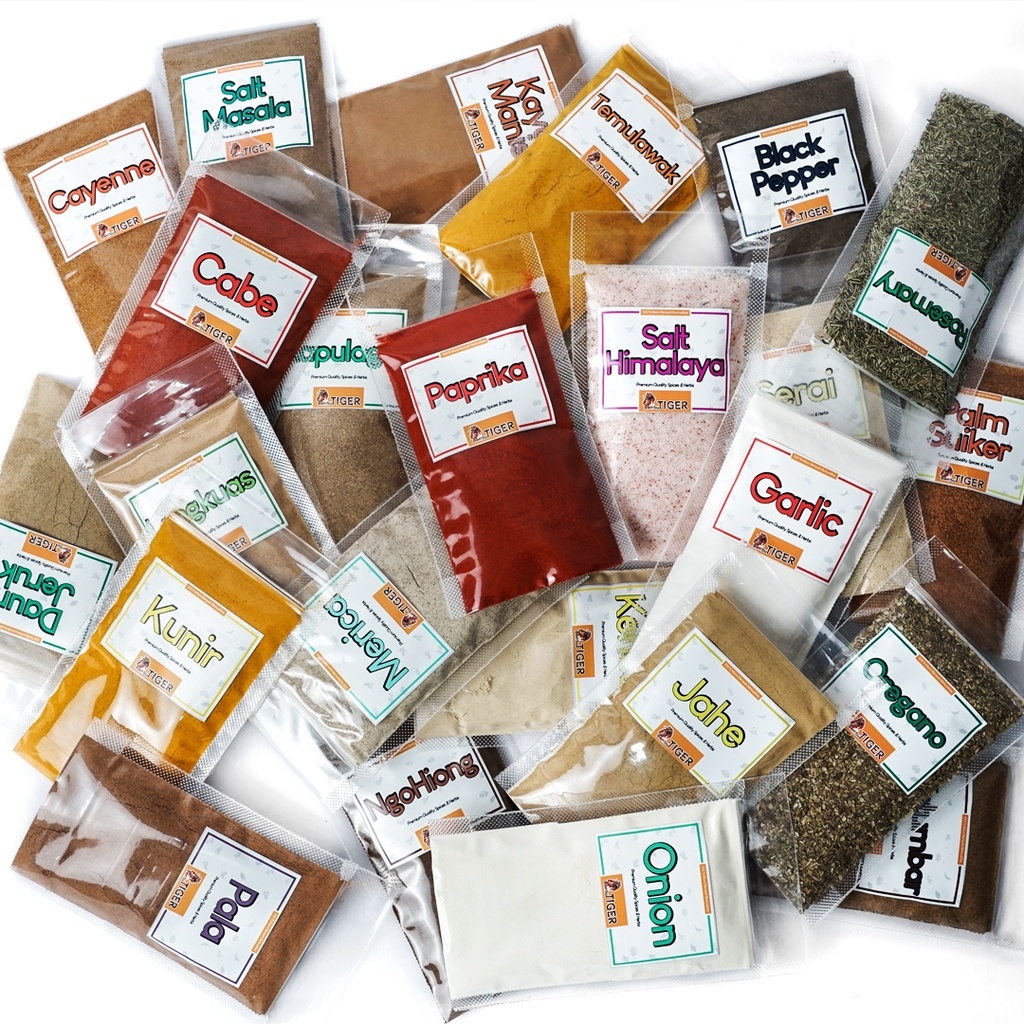 

REMPAH BUBUK MURNI - HERBS [ BUMBU DAPUR - ALL VARIAN ] / Bumbu Masak / BUMBUTIGER
