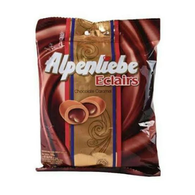 

Alpenliebe eclairs caramel choco 3.6gr (@per bungkus isi 40 pcs) per karton isi 24 bag