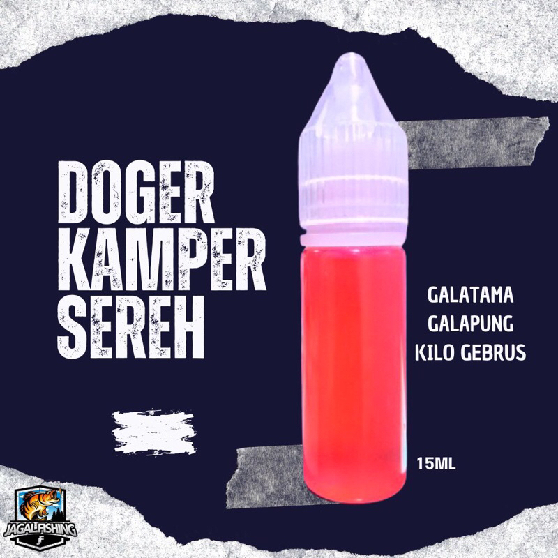 Essen ikan mas oplosan doger kamper sereh 15ml / essen ikan mas babon indukan