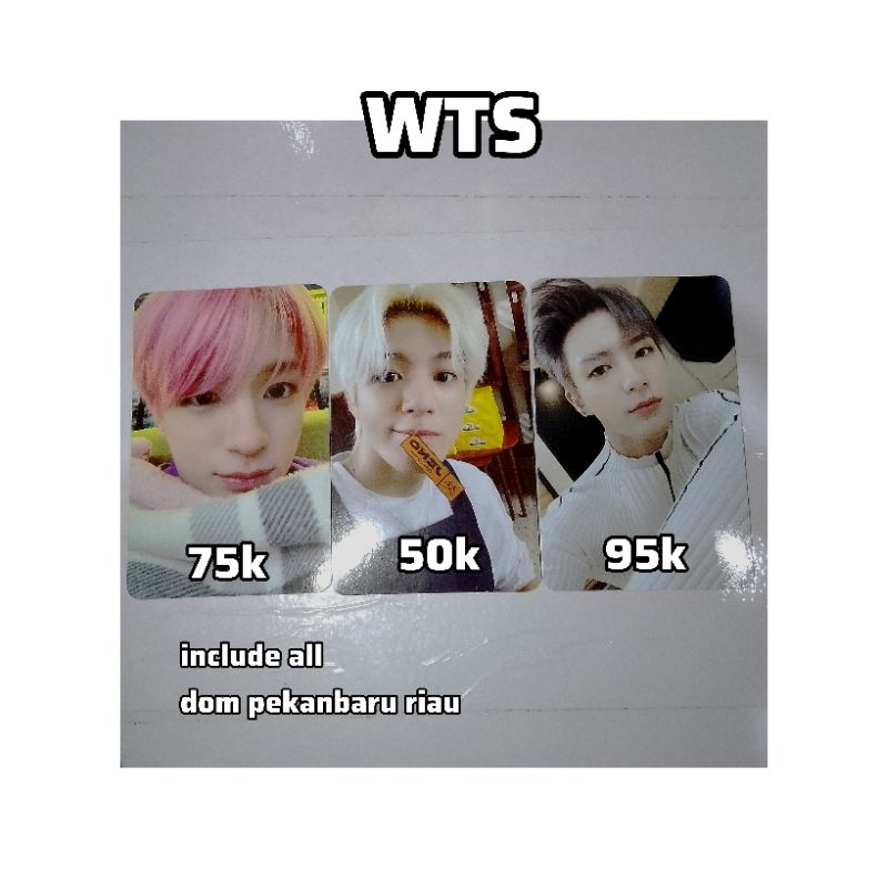 Photocard Aab Jeno NCT DREAM Jeno selimut universe