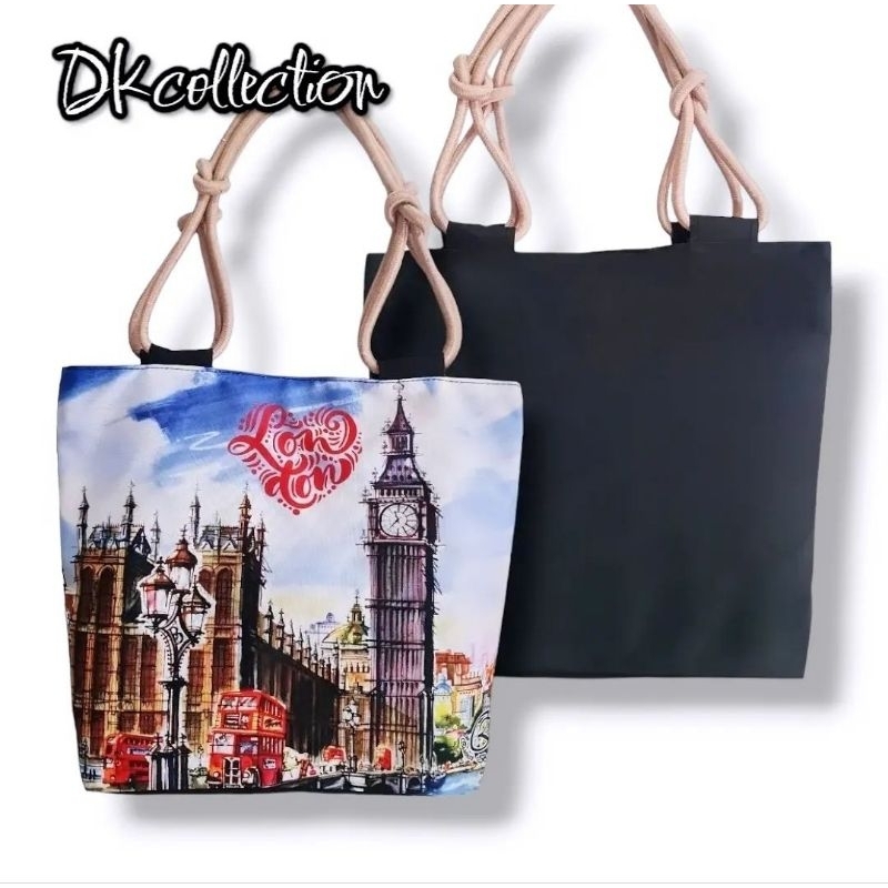 Tas bahu london souvenir england bag london tas london tas england TOTE BAG london