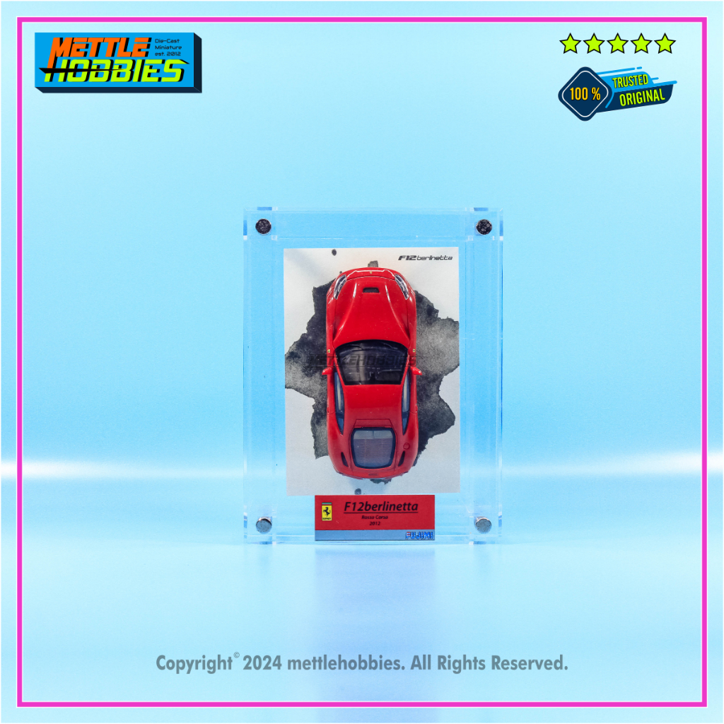 Fujimi Ferrari F12 Berlinetta 2012 Diecast Miniatur Replika Mobil 1:43